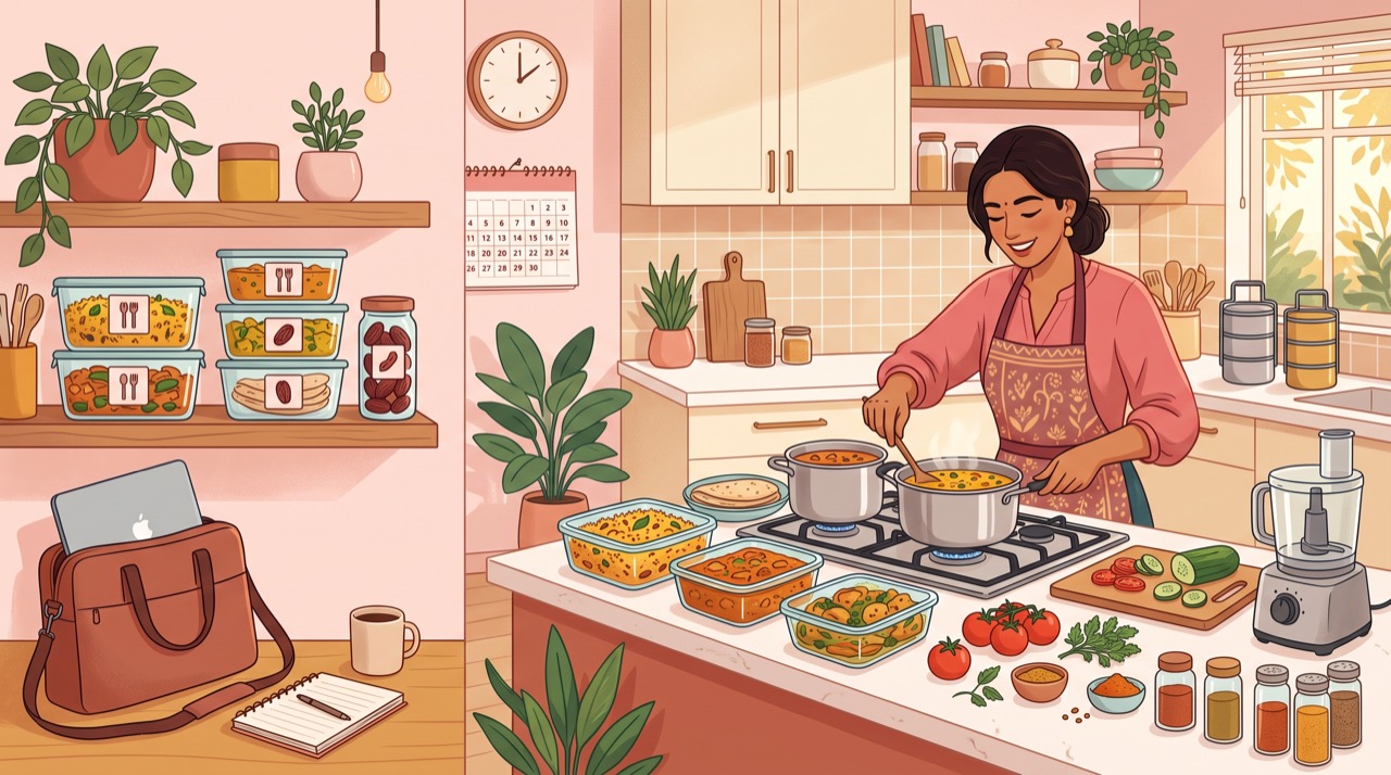 Meal-Prepping Desi Food for a Busy Work Week