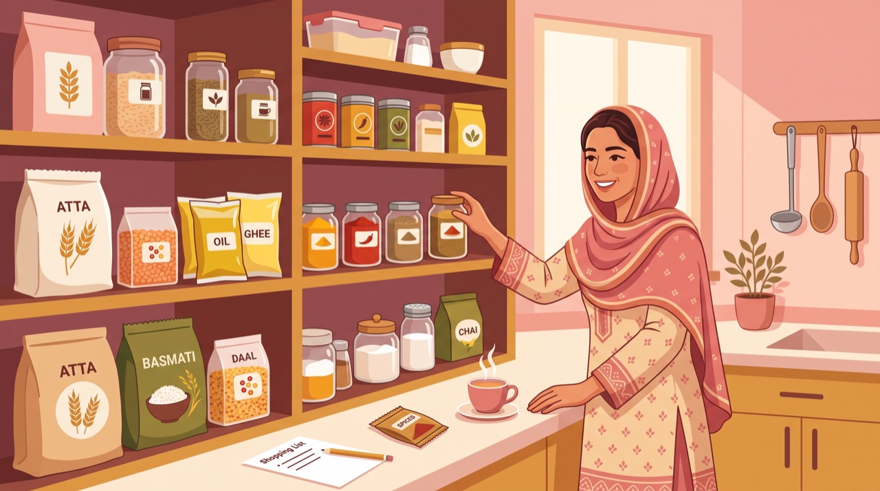 How to Stock a Basic Pakistani Kitchen Pantry on a Tight Budget