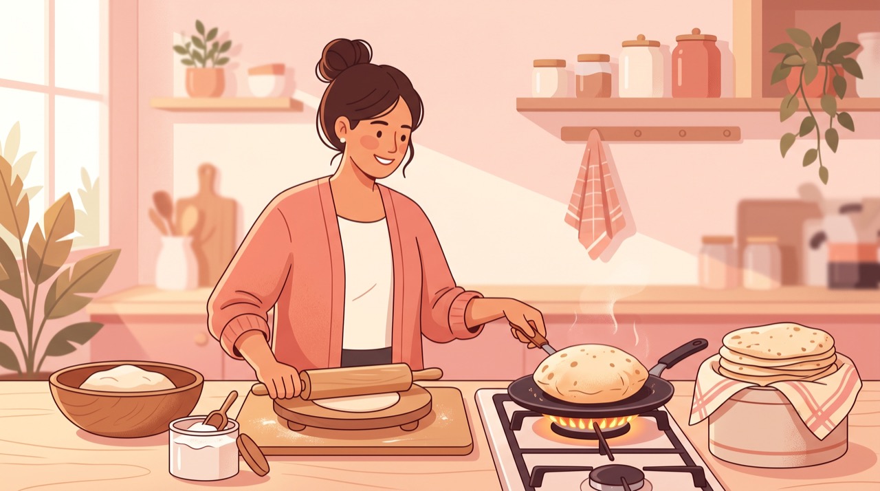 How to Make Soft Roti That Doesn't Turn Hard Within an Hour